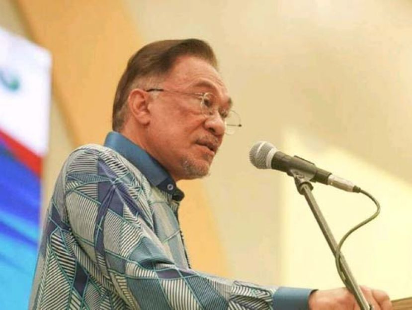 人民公正党主席拿督斯里安华。