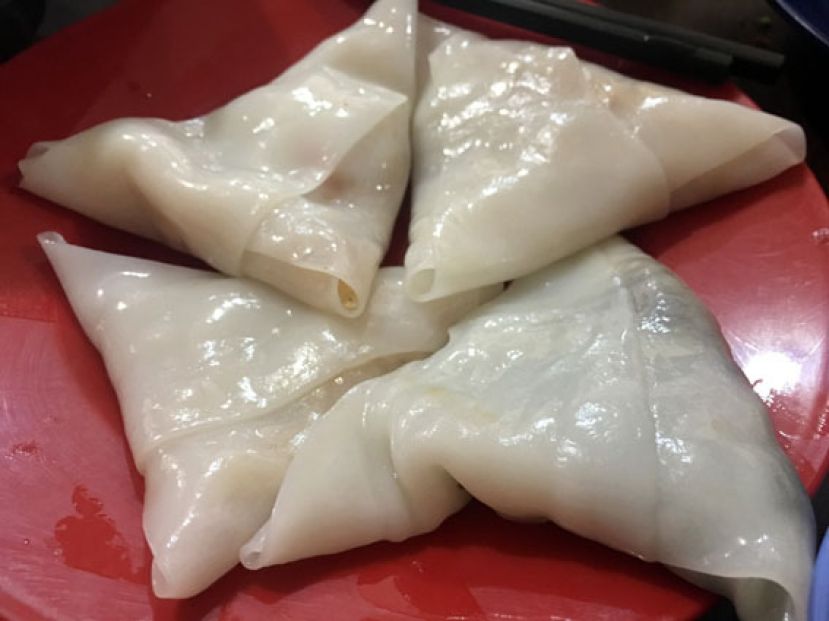 图示：17哩三角菜粄，口感有别于一般的菜粄，嚼劲十足，香气扑鼻。