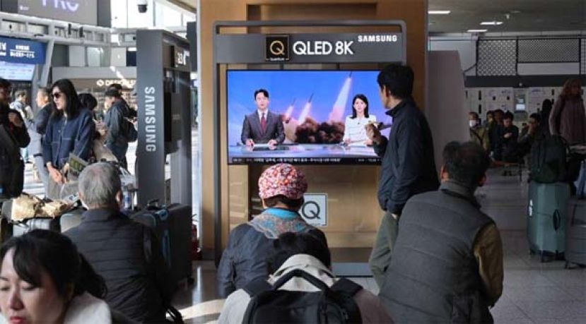 朝鲜向东部海域发射弹道导弹。