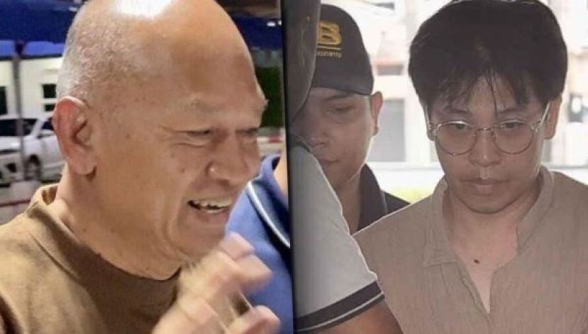 阿隆功（左）与碧医生。