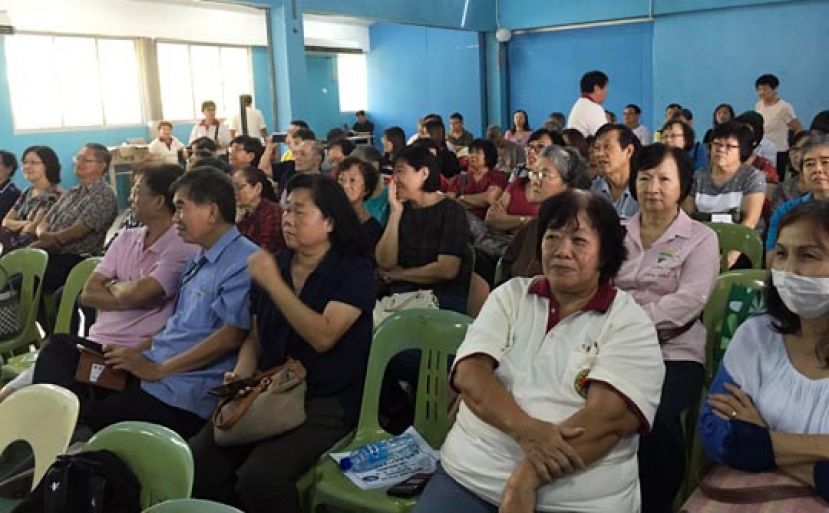古晋辉盛花园民众联谊会与砂社警公会联办的防范罪犯座谈会成功举行。