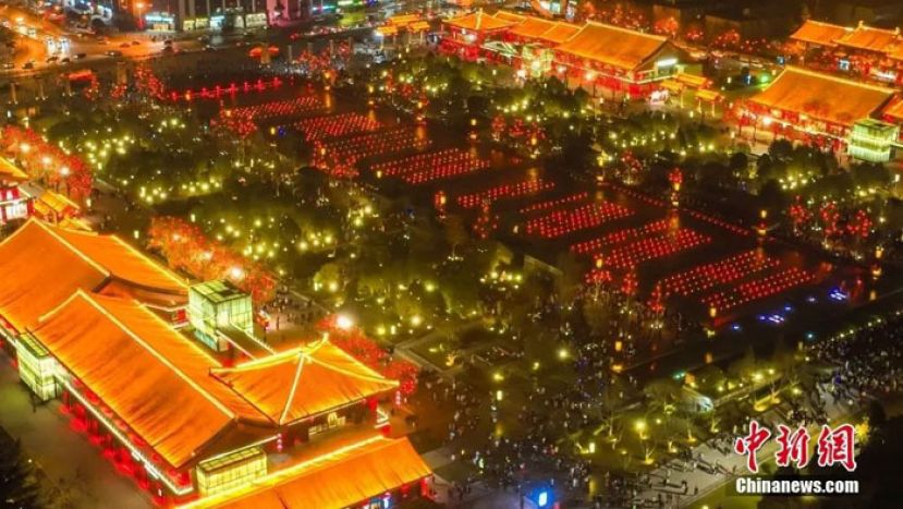 大唐不夜城。 