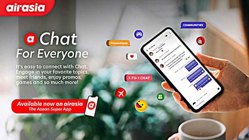 亚航超级app的用户现在可以参与实时对话，加入志同道合的社区，玩游戏和更多!