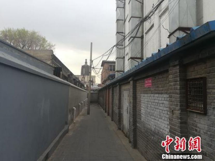远远可以看到天宁寺塔。