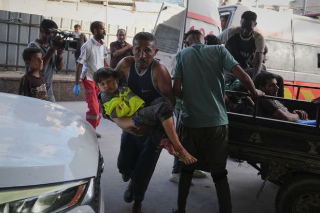 以色列空袭加沙酿26死，其中包含妇女与孩童。