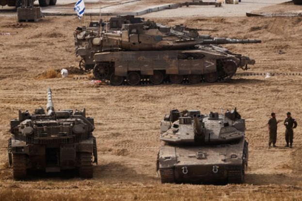 以色列地面部队展开大规模攻势。