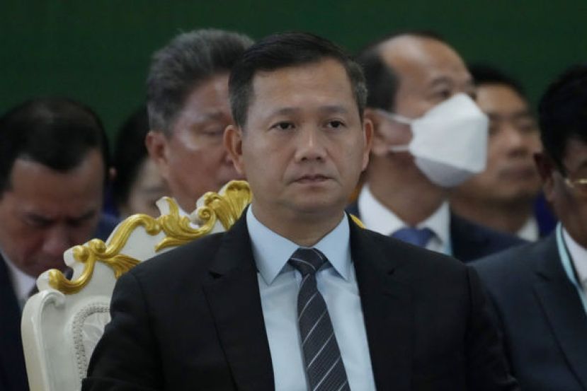 ●柬埔寨首相洪马内。