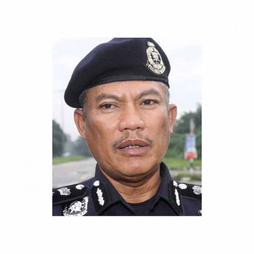 武吉阿曼内部安全及公共秩序局总监拿督斯里阿都拉欣。