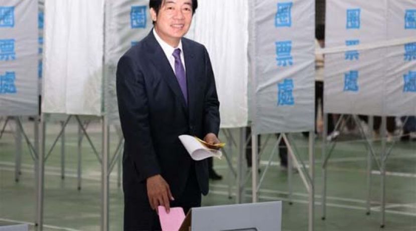 【台湾大选】赖清德：风和日丽 投票好天气。