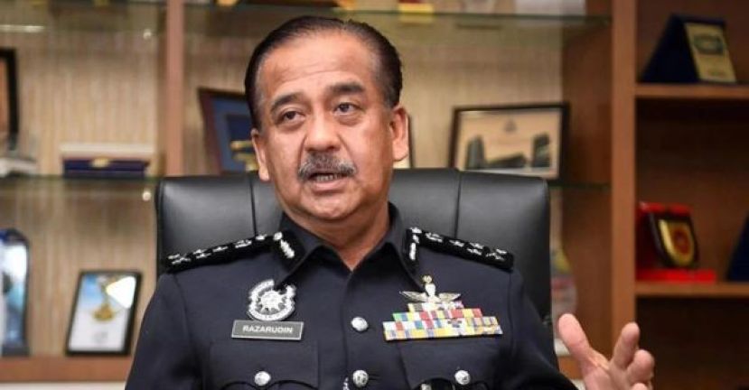 “警队一哥”丹斯里拉扎鲁丁。