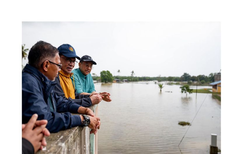 安华:吉兰丹和登嘉楼降雨量剧增5天内的降雨量相等于6个月的降雨量