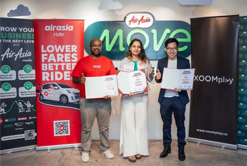 AirAsia Media与 Xoomplay合作，推动 AirAsia Ride 车内广告体验