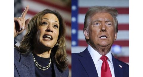 各大赌盘数据显示，特朗普胜率遥遥领先贺锦丽。