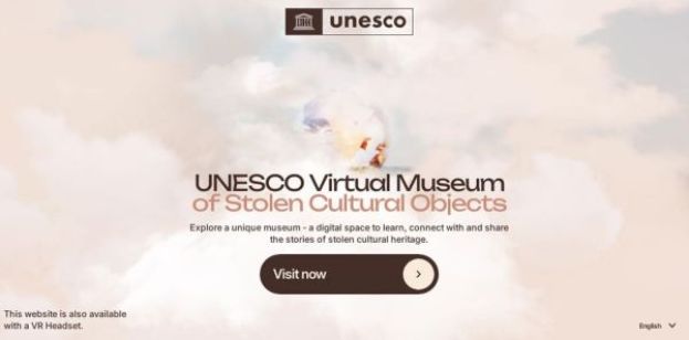 联合国教科文组织推出，首个全球被盗文物虚拟博物馆。