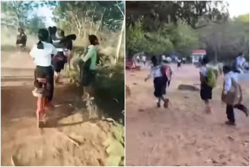 柬埔寨一所小学学生紧急被通知离校。